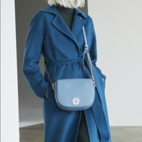 Tory Burch Handbags - SOLDAuthentic TORY BURCH Leather Saddle flap crosb